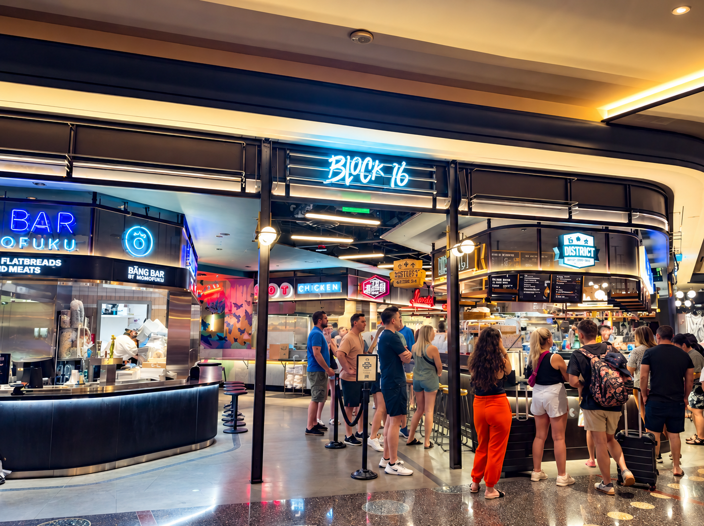 Block 16 Urban Food Hall in The Cosmopolitan Las Vegas